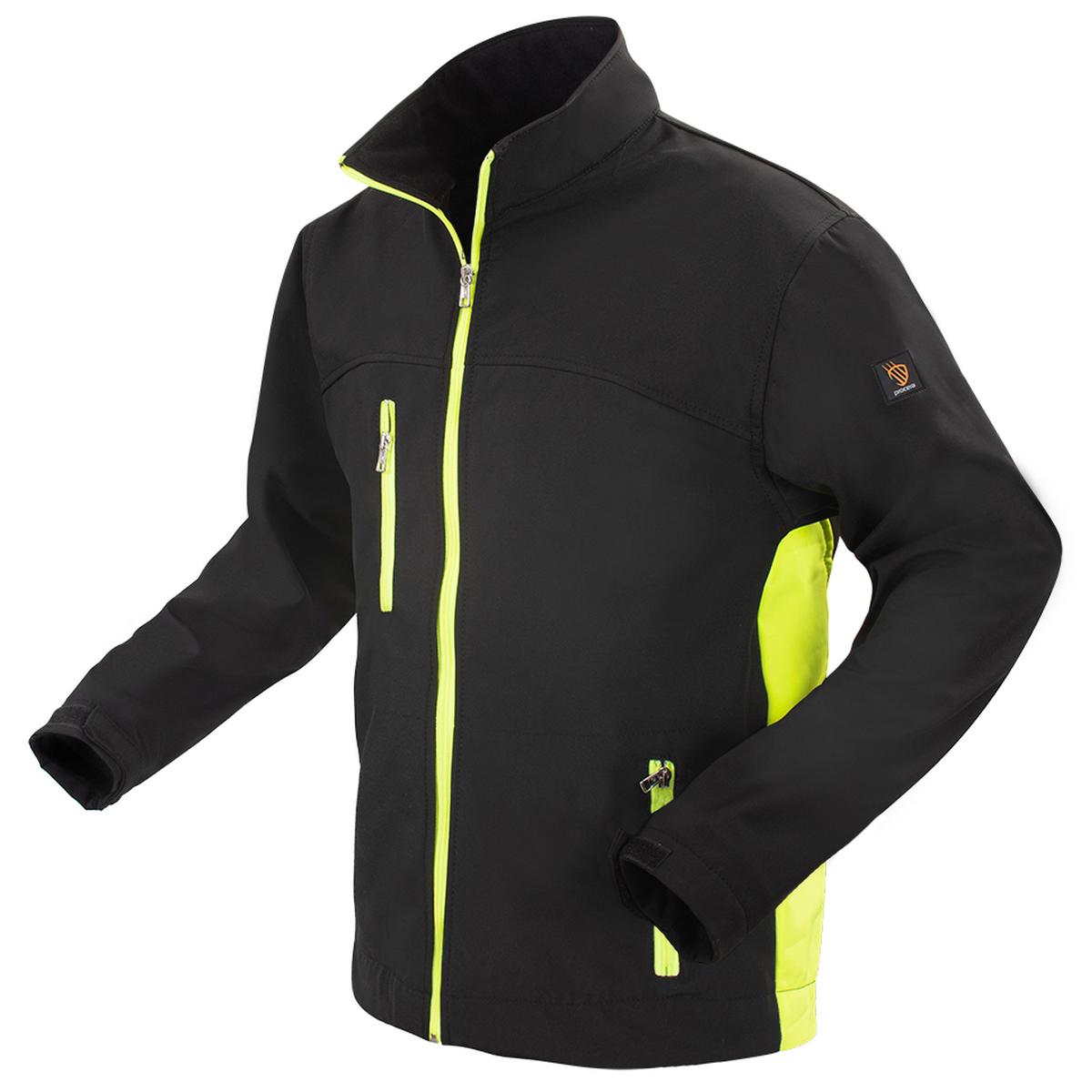 Softshell Jacket Black/Yellow