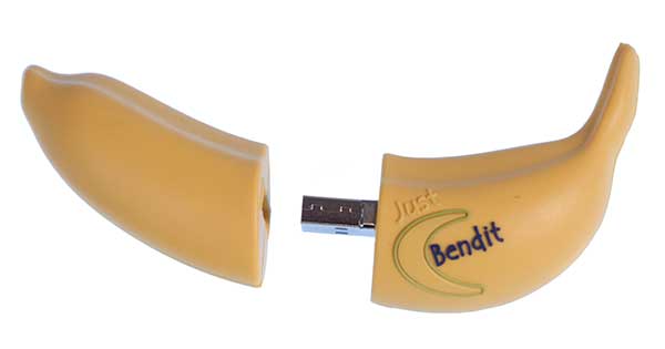 USB 2.0 Eget design, blød PVC
