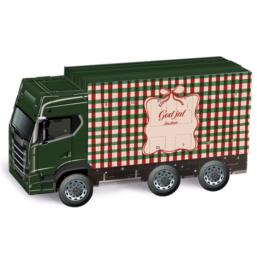 Adventskalender lastbil