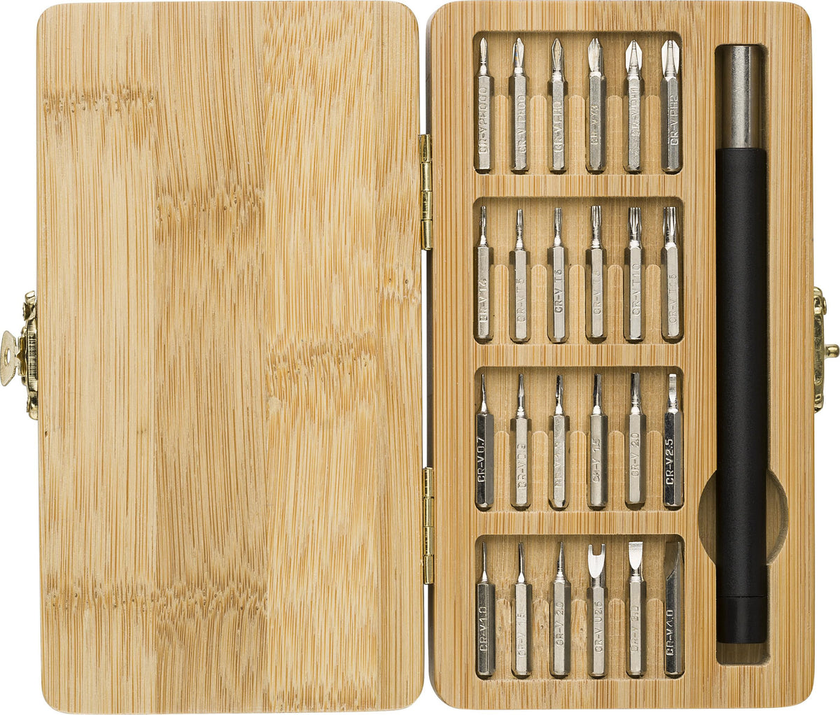 Tool set Willow | Bamboo case | 25 pcs