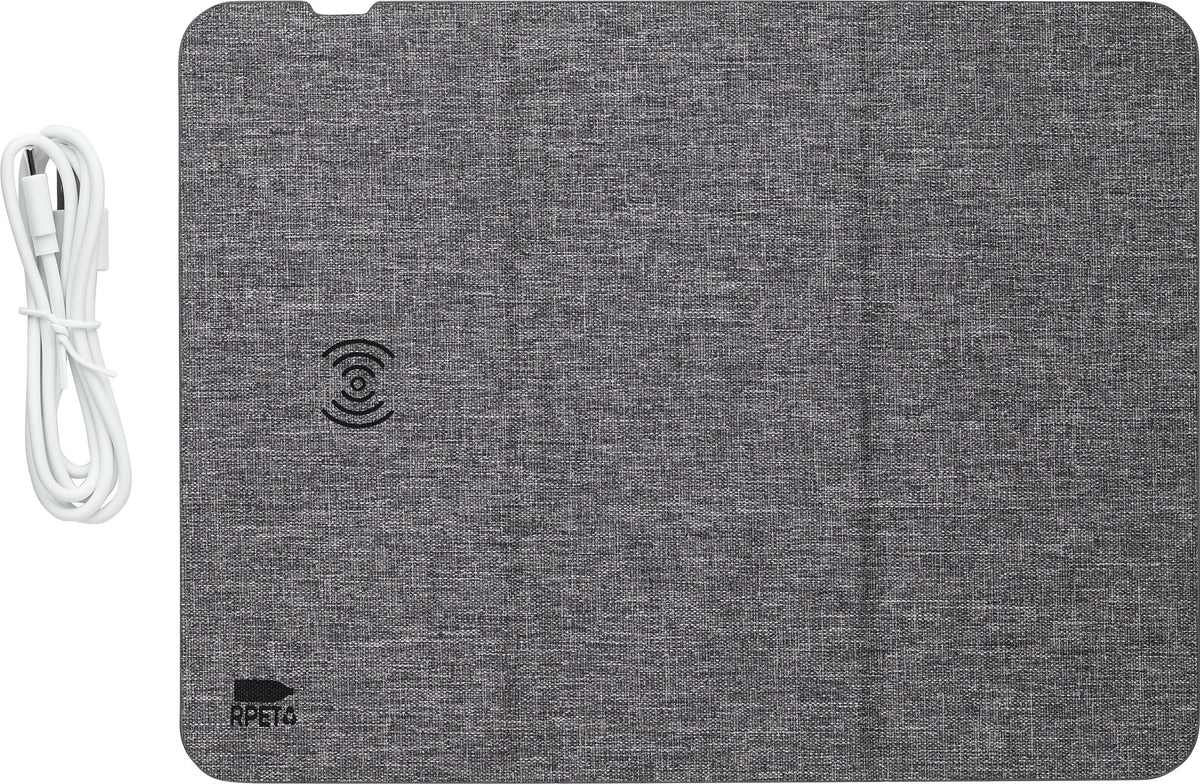 Wireless charger Selene | Recycled | Mouse mat