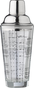 Glass cocktail shaker, 400 ml, Adela