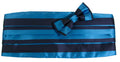 Kummerbund (sininen ja tummansininen)