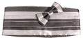 Cummerbund (grey striped)