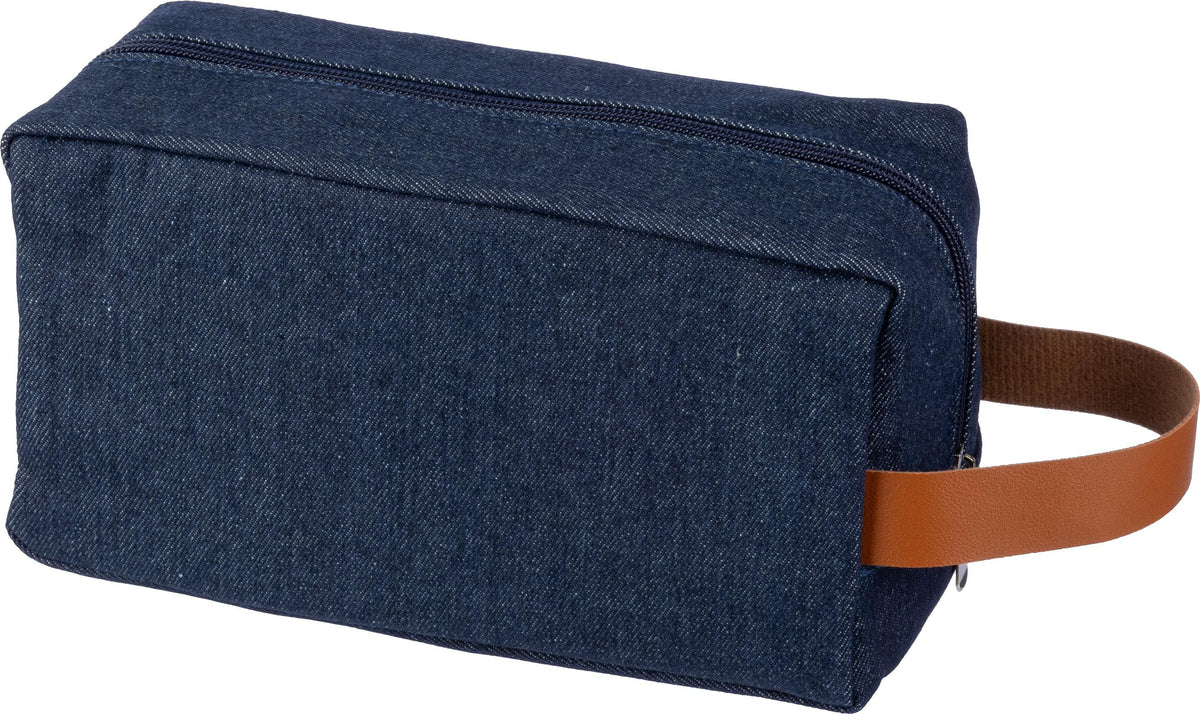 Sminkväska i denim Marianne