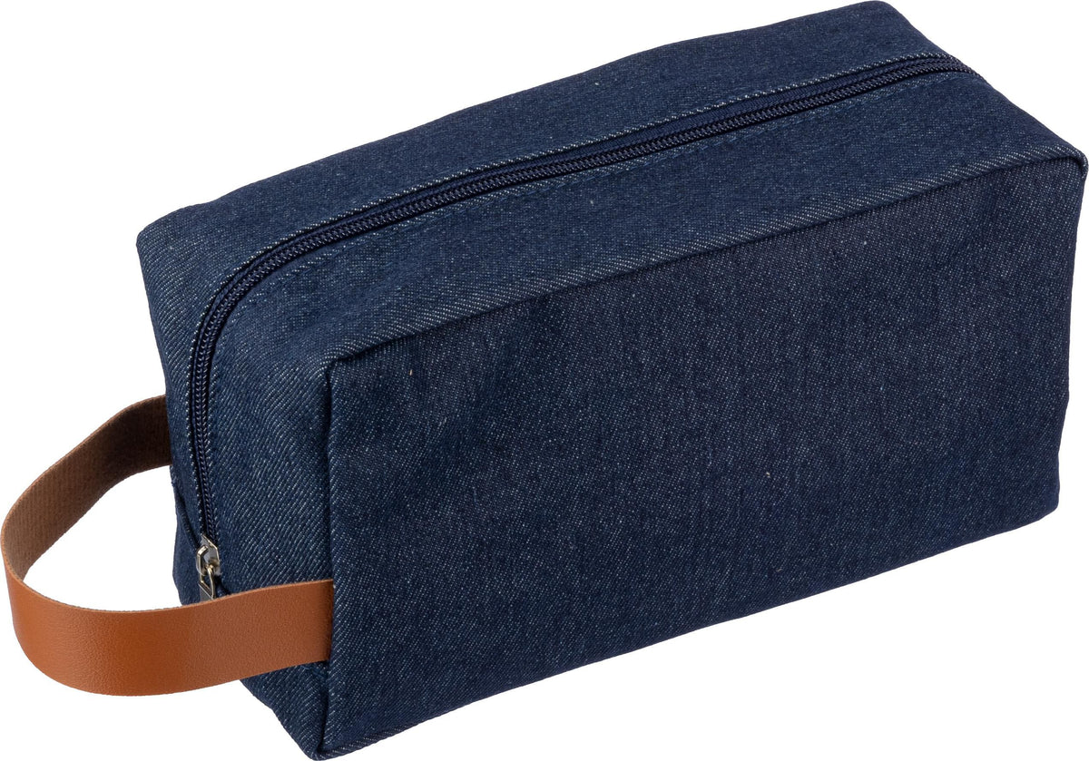 Sminkväska i denim Marianne