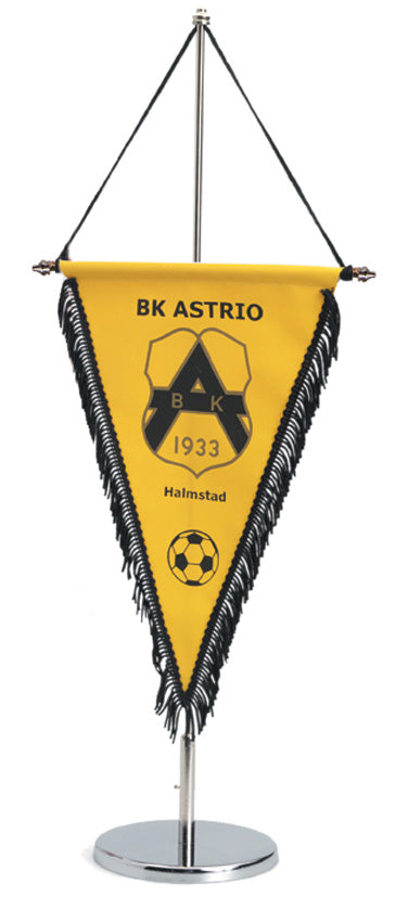 Supportervimpel (metalstang i overkanten)