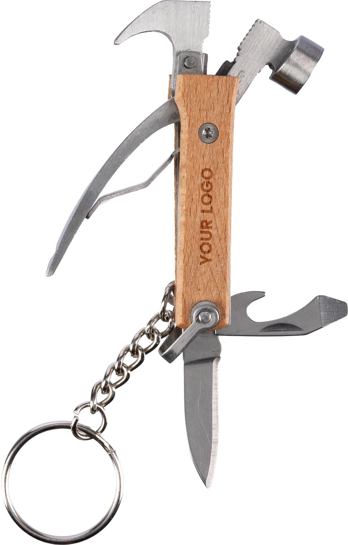 Key chain Heinrich | Bamboo | Multitool