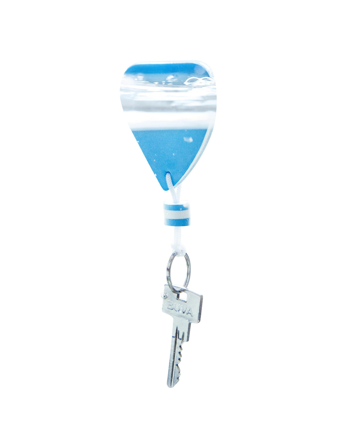Floating EVA key ring in the shape of a sailing boat