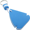 Floating EVA key ring in the shape of a sailing boat