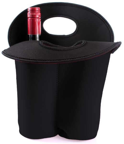 Holder, vinholder i neopren (2 flasker)