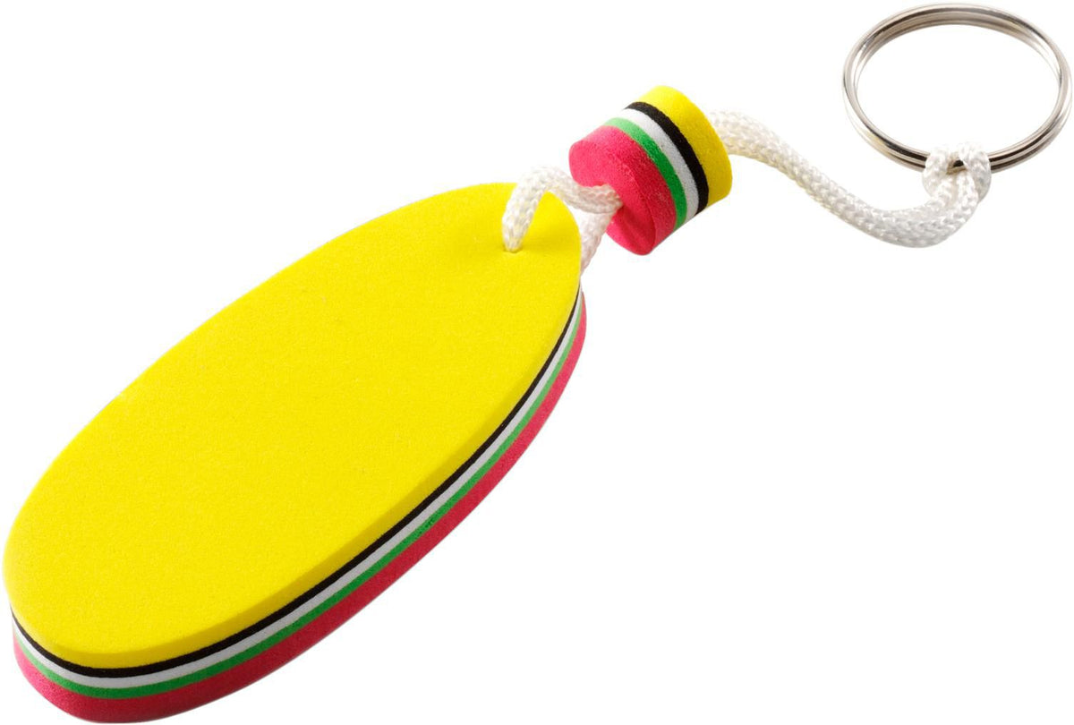 Floating key ring, oval shape