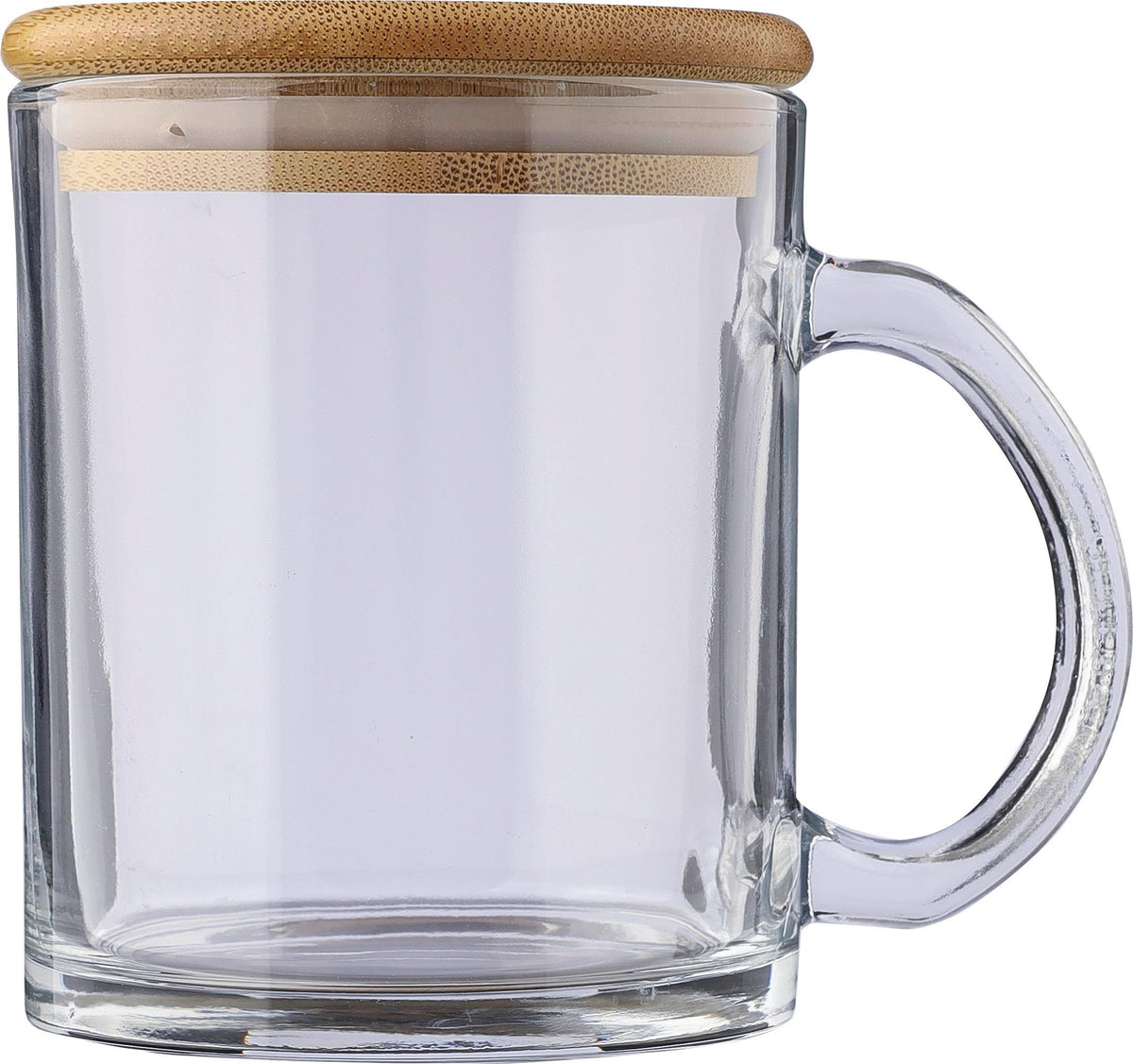 Drikkekrus Ashley | Genanvendt glas | Låg af bambus | 300 ml