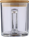 Drikkekrus Ashley | Genanvendt glas | Låg af bambus | 300 ml
