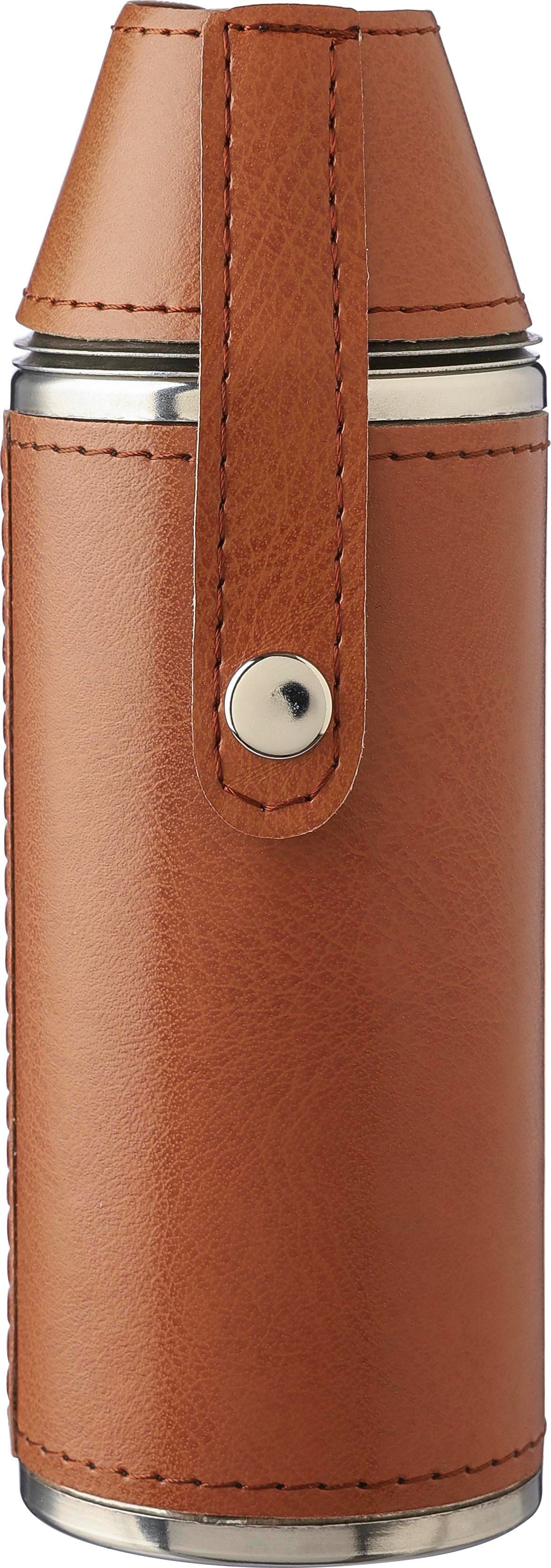Hip flask in recycled stainless steel Brock | 230 ml