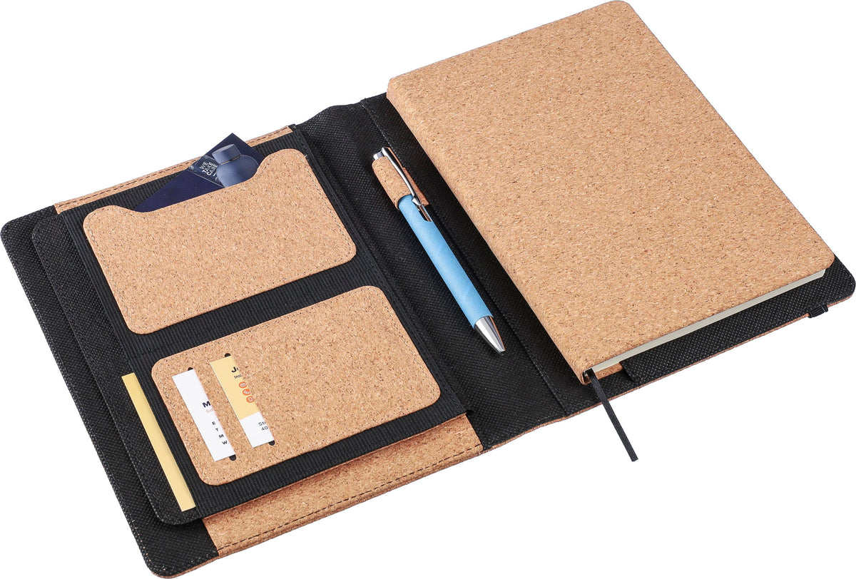 Cork writing folder A5 Franklin