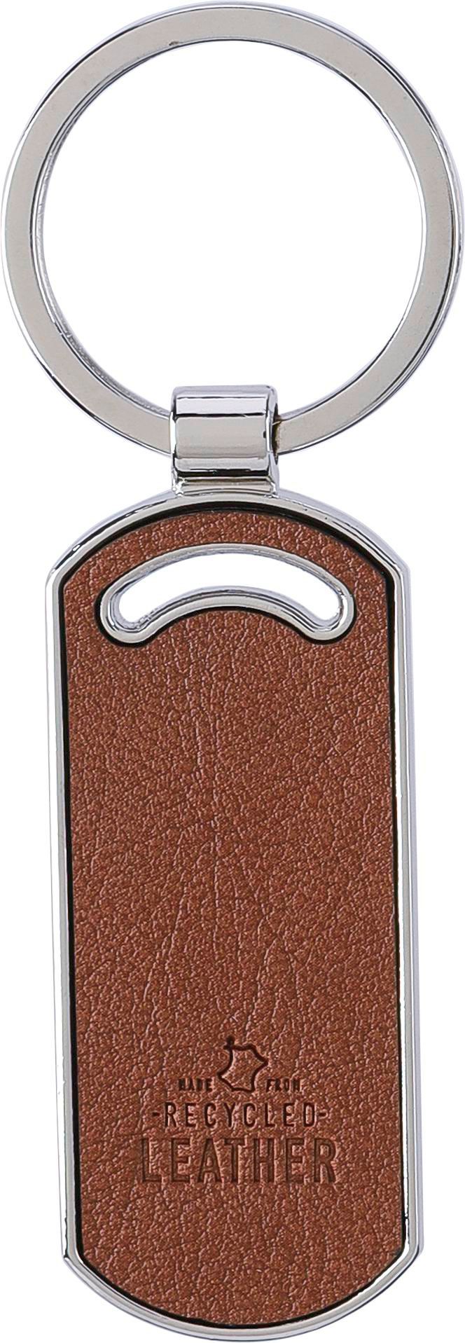 Nøkkelring Jill | Resirkulert | Skinn | Oval