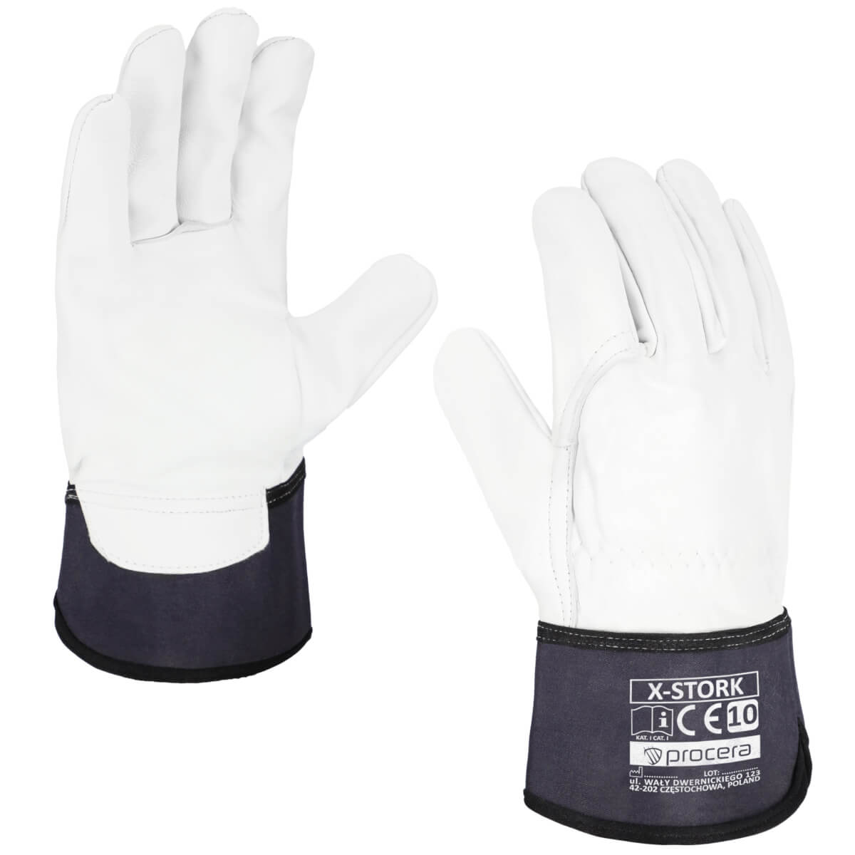 Handskar X-STORK ROZM. 10
