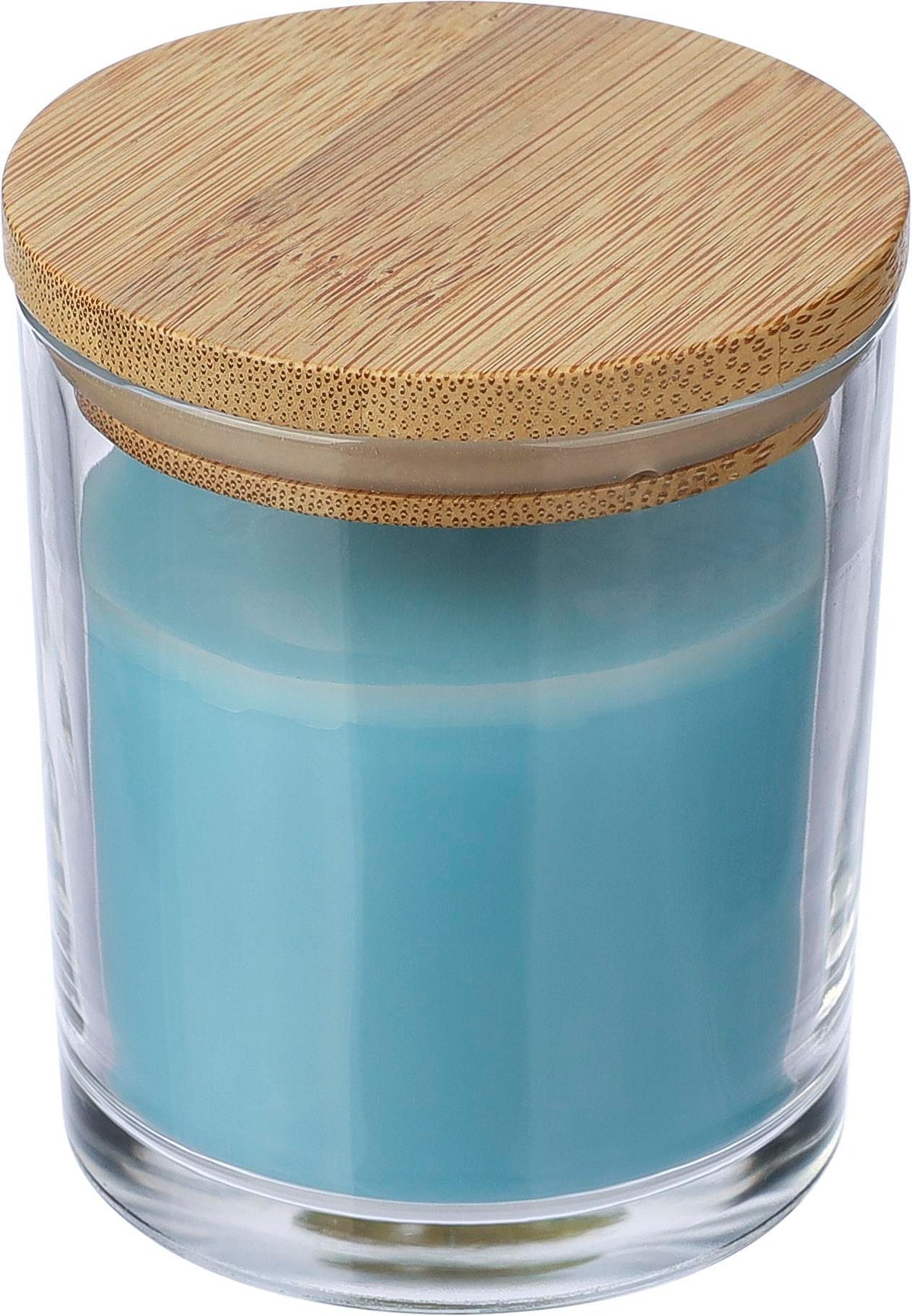 Ljus Riven | Glas med bambulock