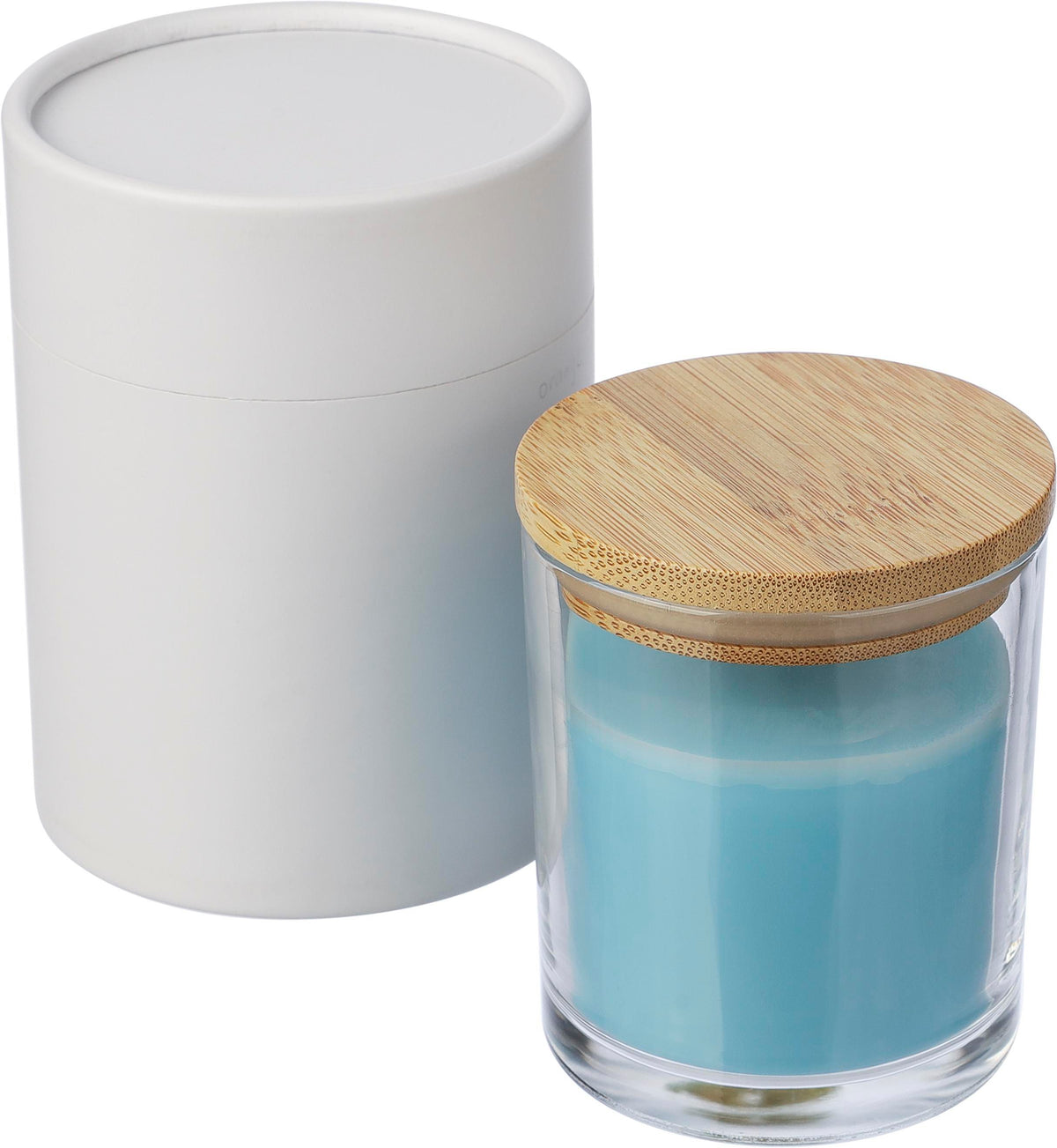Ljus Riven | Glas med bambulock