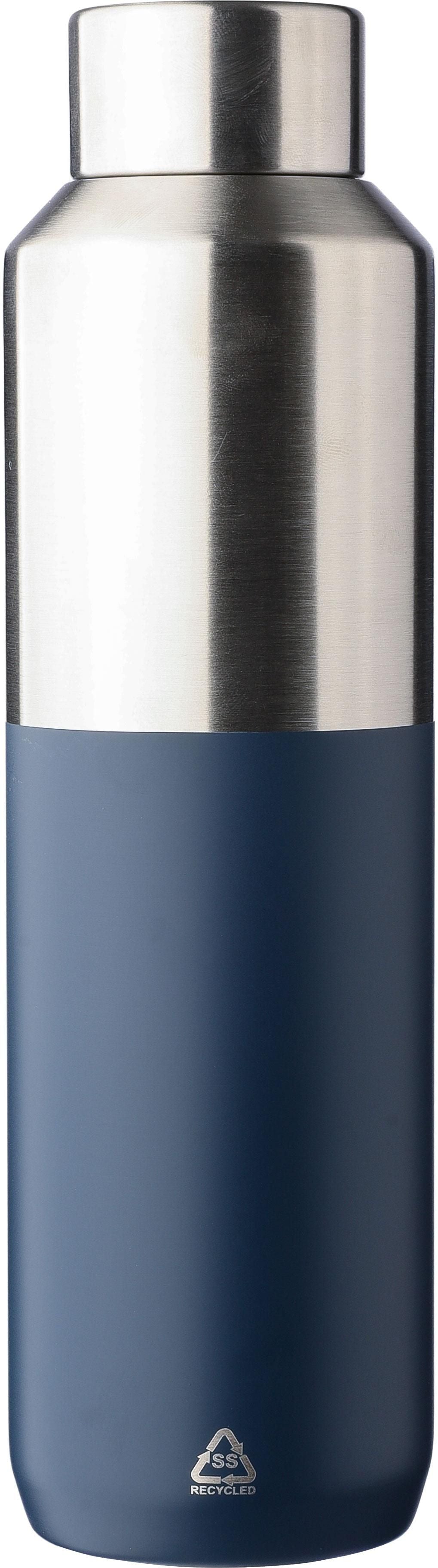 Dricksflaska (600ml), med dubbelvägg, av återvunnet rostfrott stål, Esen