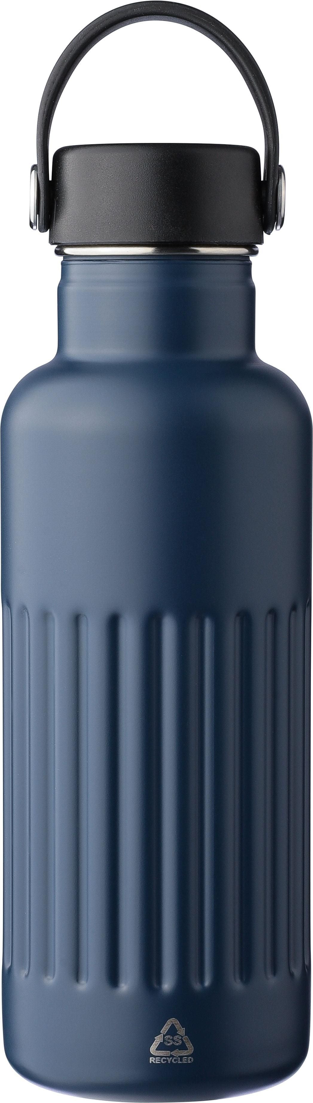 Dricksflaska,(500ml), med dubbelvägg, i återvunnet rostfritt stål, Lior