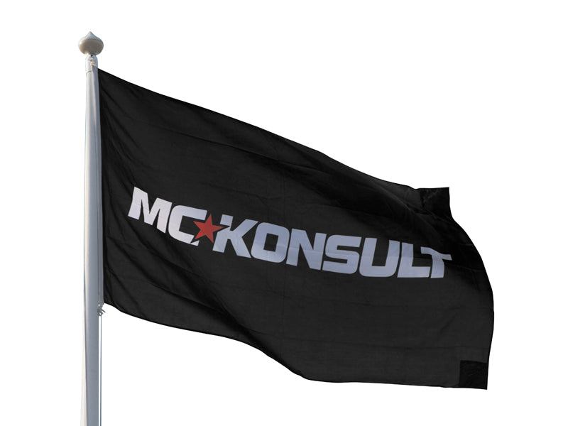 Flagg silketrykt (300 x 180 cm)