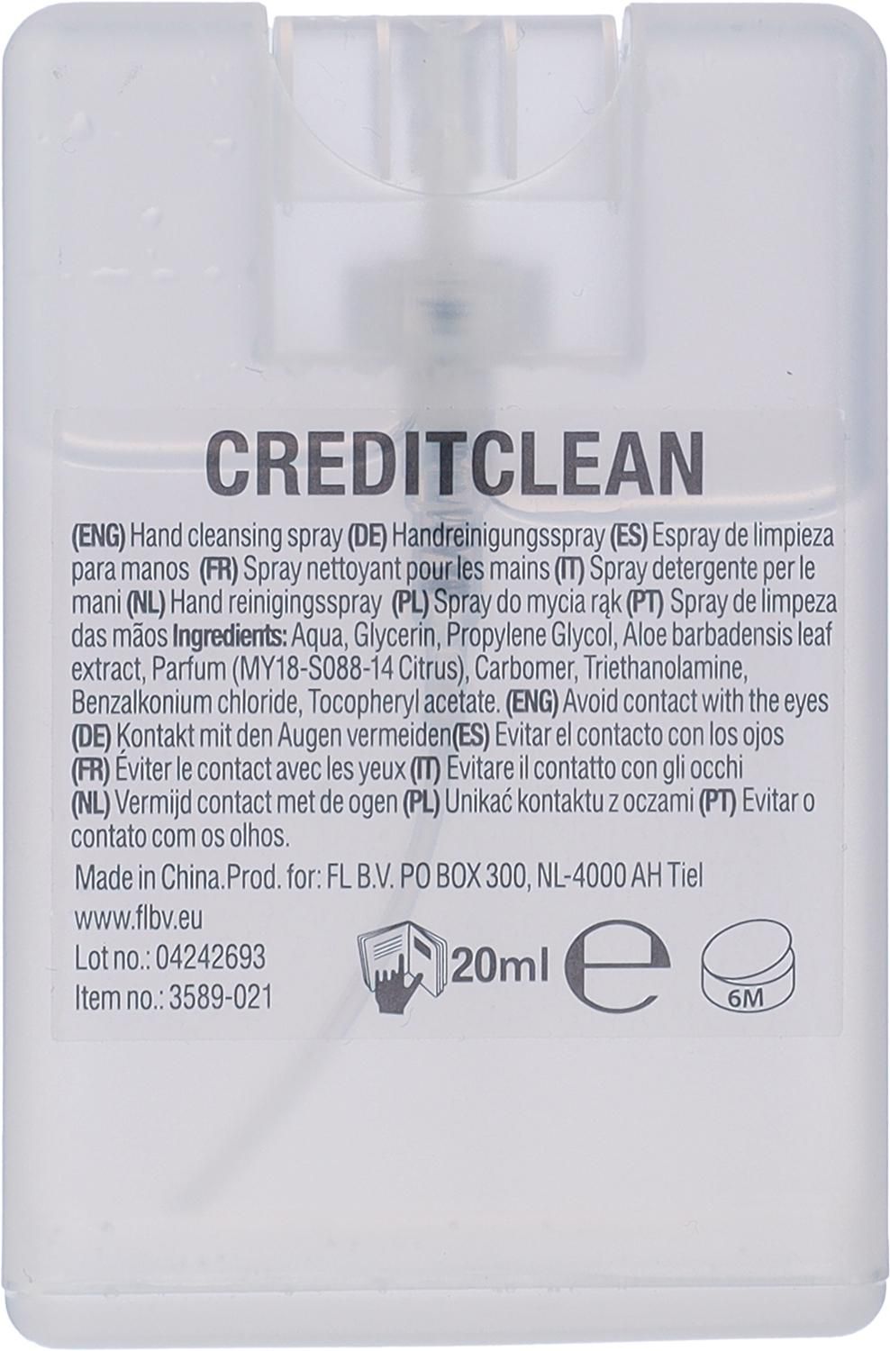 Håndspray Creditclean | 20 ml | Ethanolfri