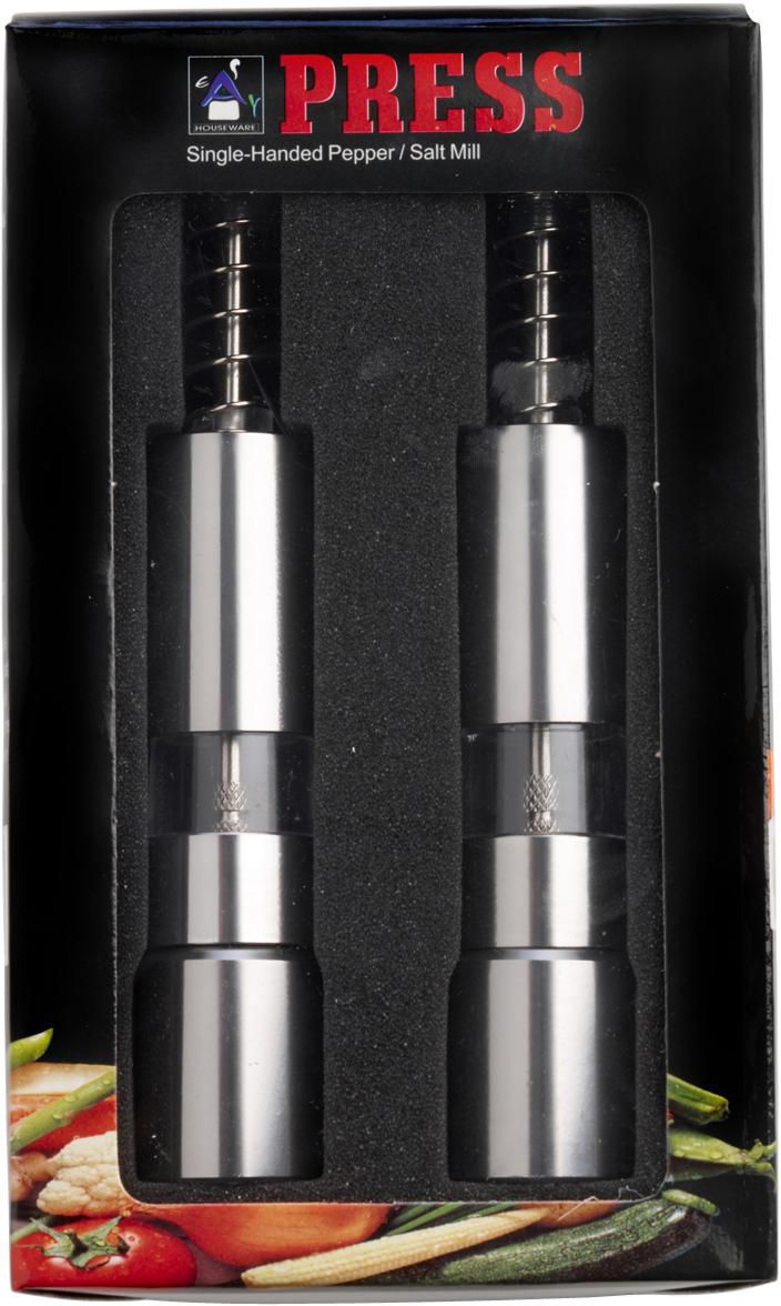 Salt and pepper mill set Annalena | Stainless steel | 2 pcs