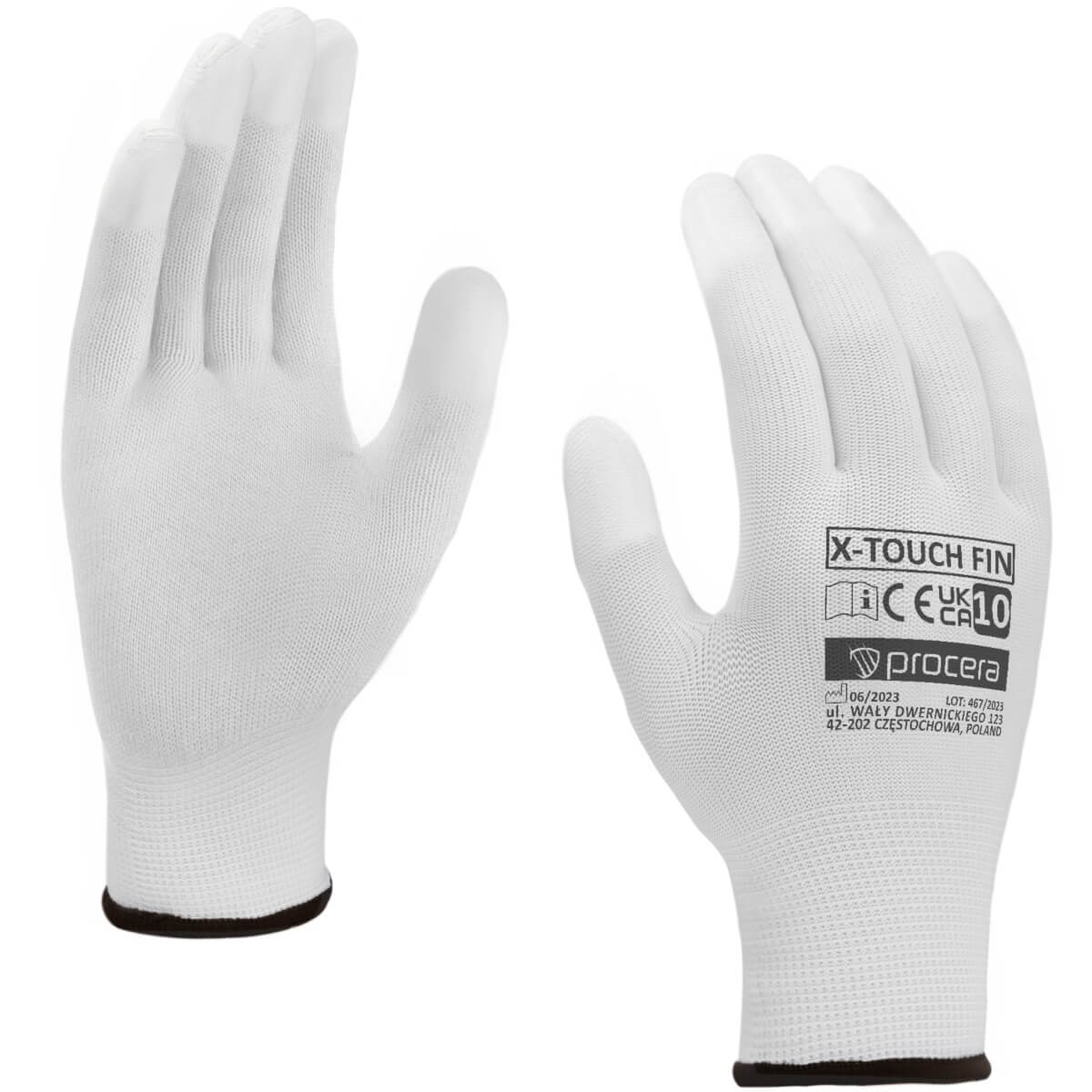 Skyddshandskar X-TOUCH FIN PU-belagda