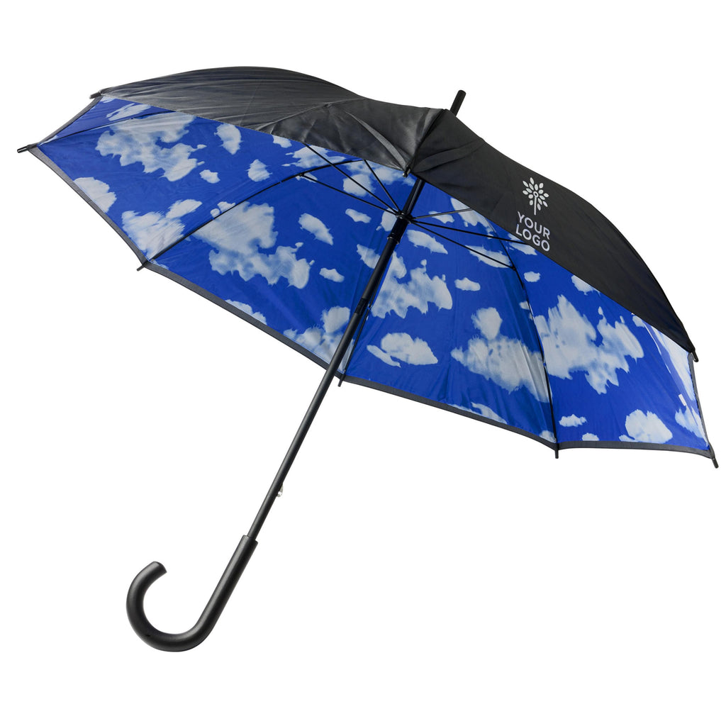 Umbrella with printed inside, manual opening, Ronnie