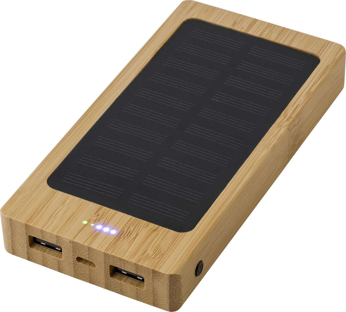 Powerbank Joan | Bamboo | Solar | 8000 mAh