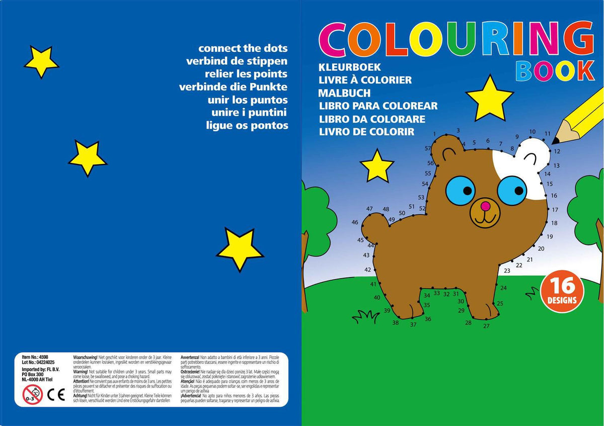 Målarbok i kartong: Constanze