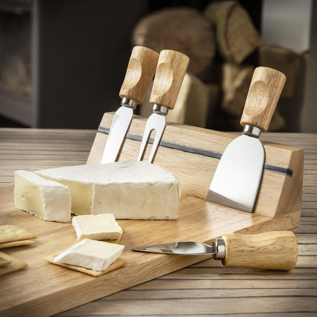 Ostebrettsett Arlo | Gummitre | 4 stk