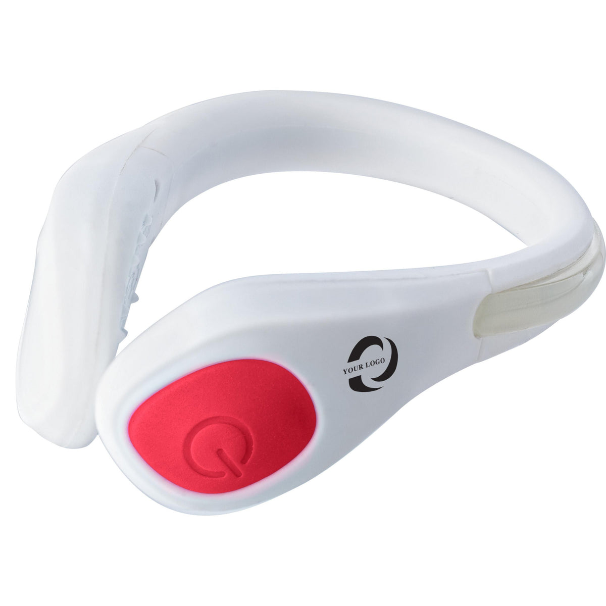 Ankle band in ABS and silicone with a red LED light Rosanna
