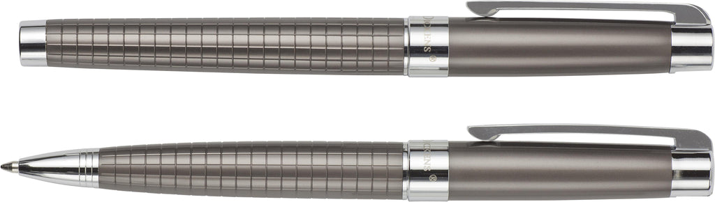 Pennesæt i metal med kuglepen og rollerball fra Charles Dickens®, Alan