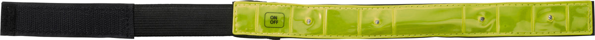 Reflexband, i nylon (500D), med LED-dioder, i PVC, Anni