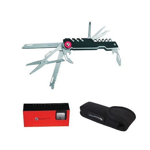 Knife with 12 tools SCHWARZWOLF PELAT Multifunctional