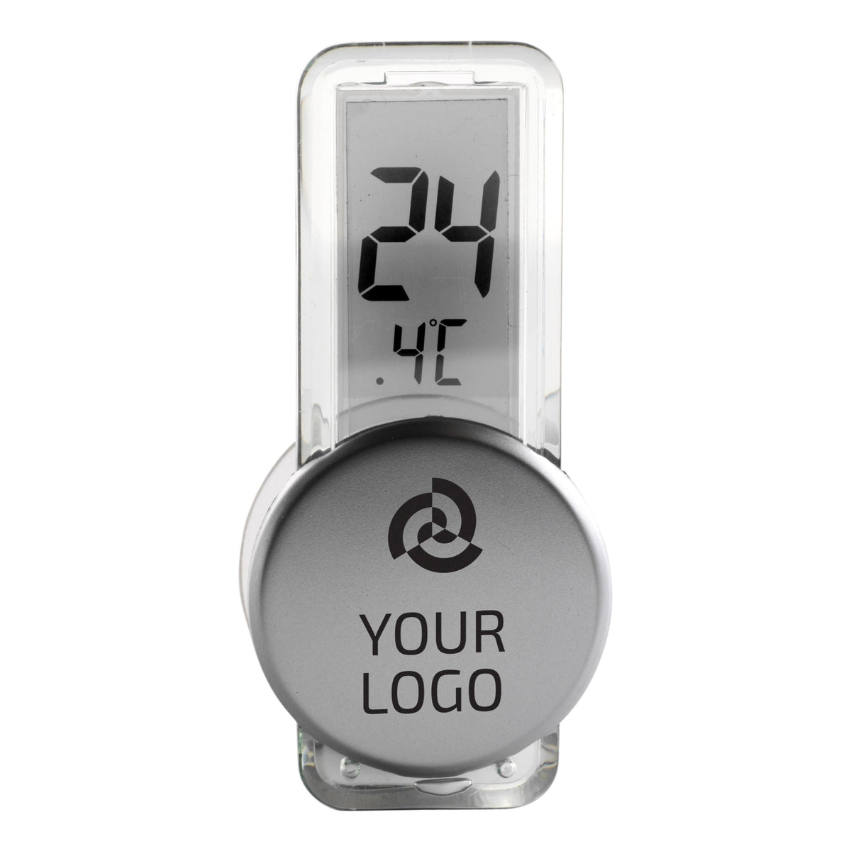 Termometer Roxanne | Plast | Sugkopp | Silver