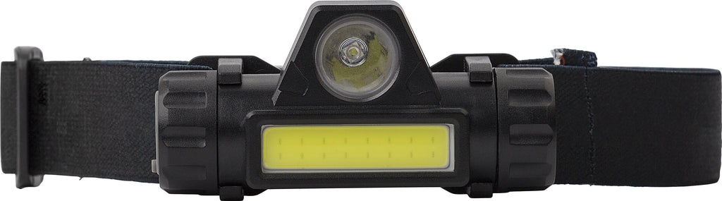 Mina-otsalamppu | Muovi | LED + COB | USB-C-ladattava