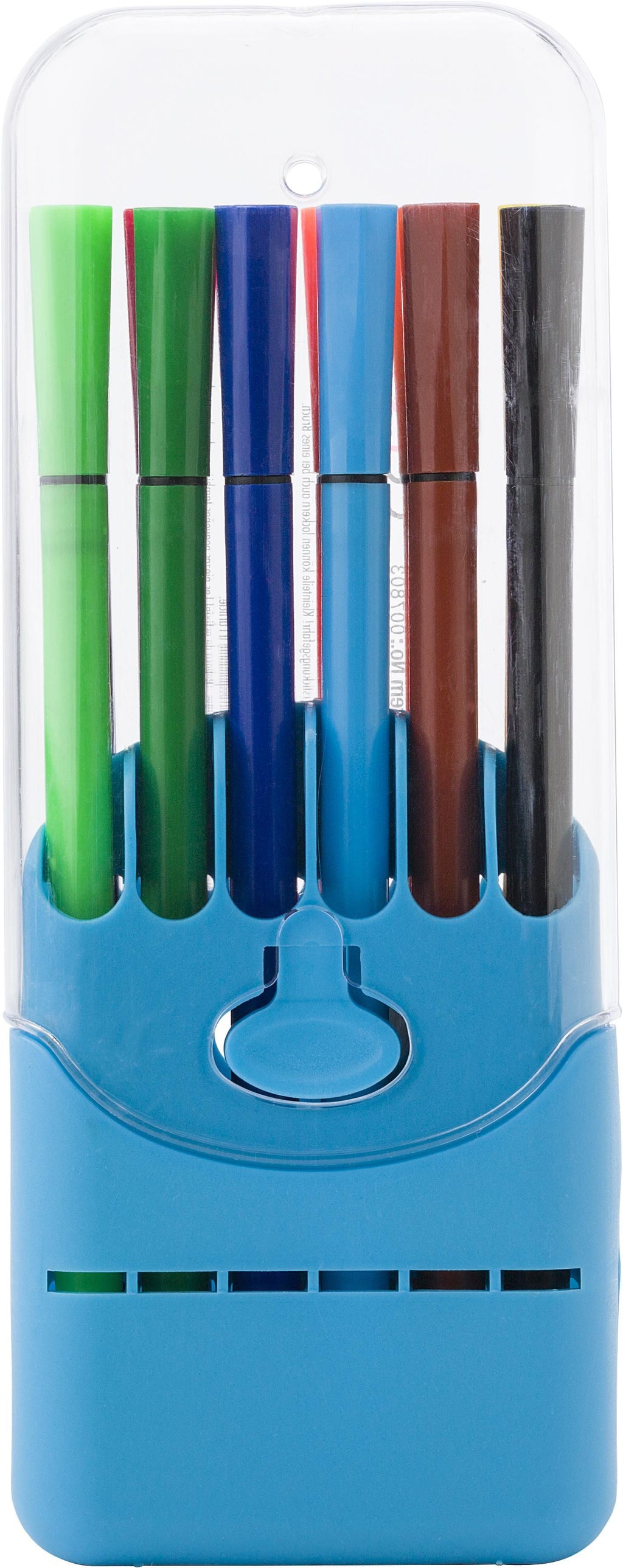 Penne, 12 vandbaserede fiberpenne Evan