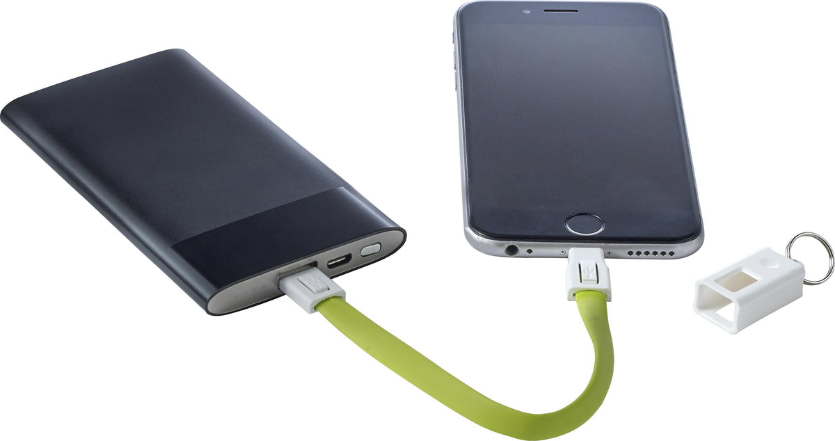 Charging cable and key holder in ABS Pierre
