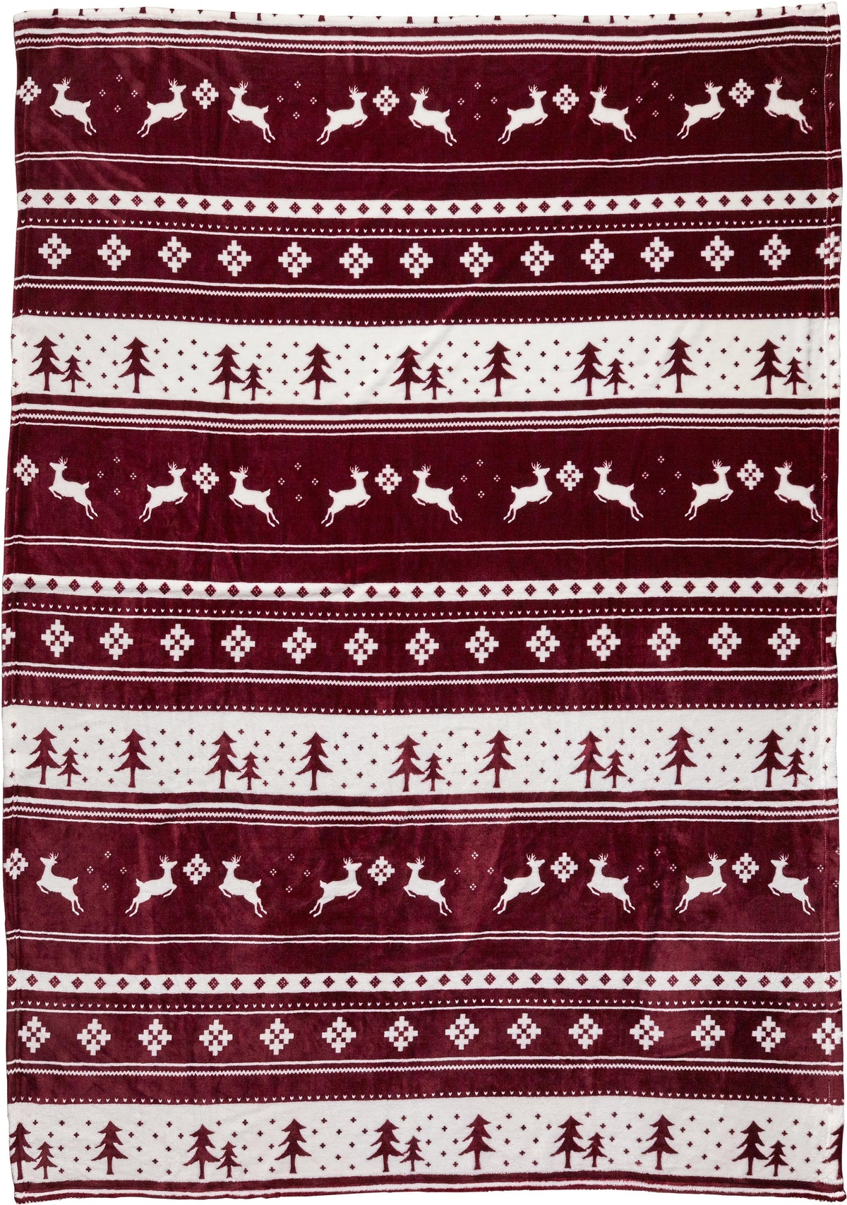 Fleecepledd Flannell med vintermotiv (260 g/m²) Michelle