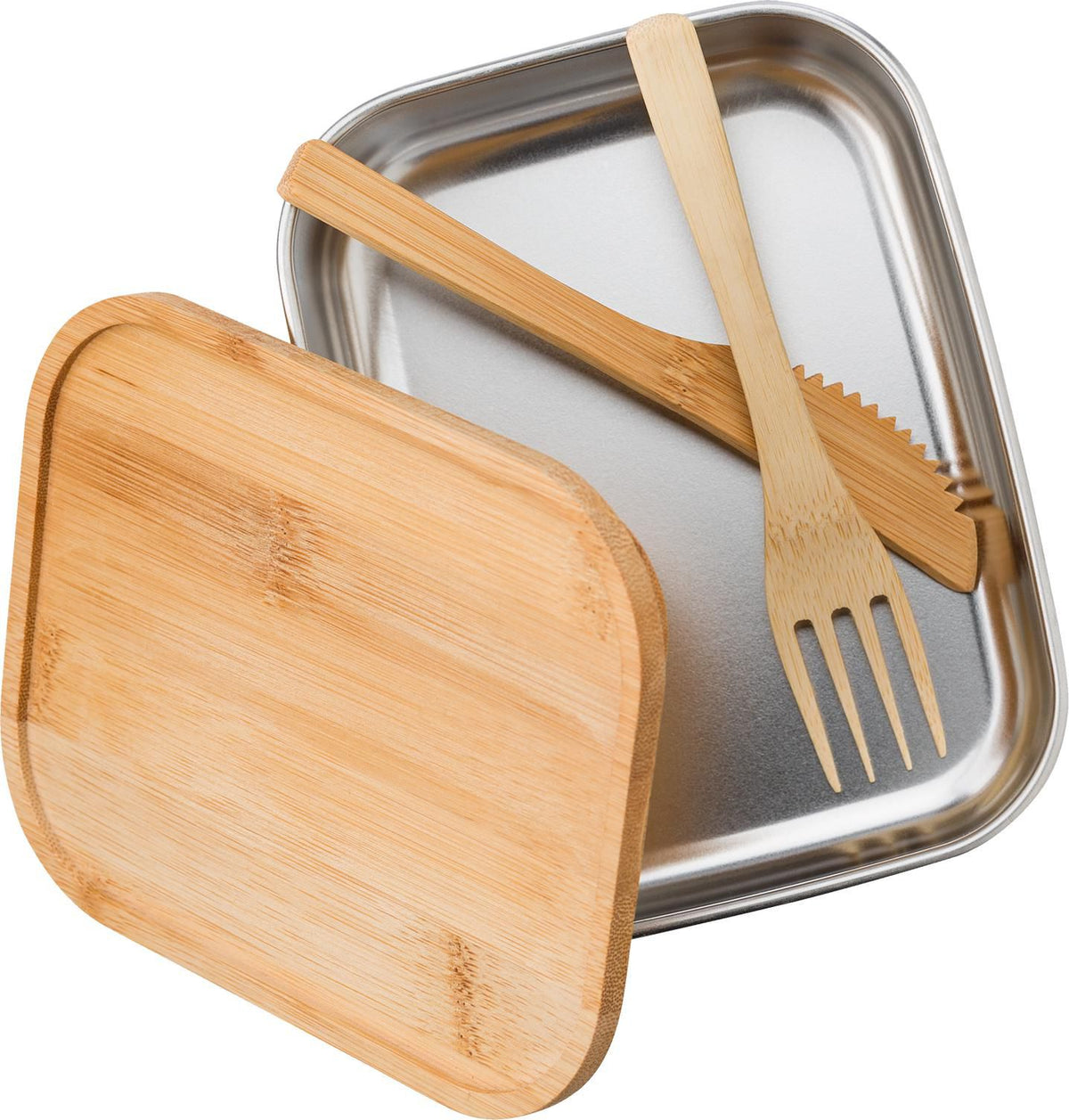 Lunch box in stainless steel Esme