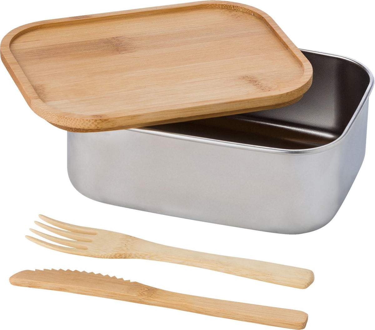 Lunch box in stainless steel Esme