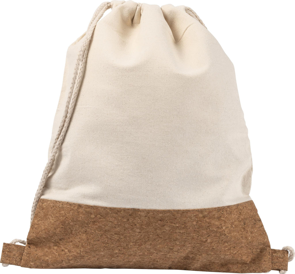 Ryggsäck Tianna | Bomull 250 g/m² | Kork | 1,2 l