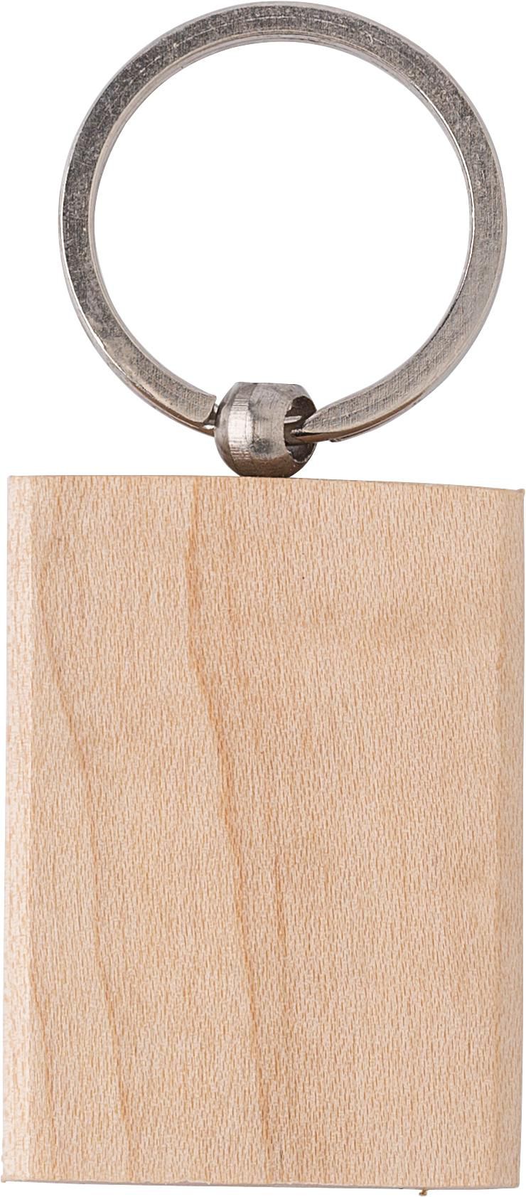 Key ring in wood Shania