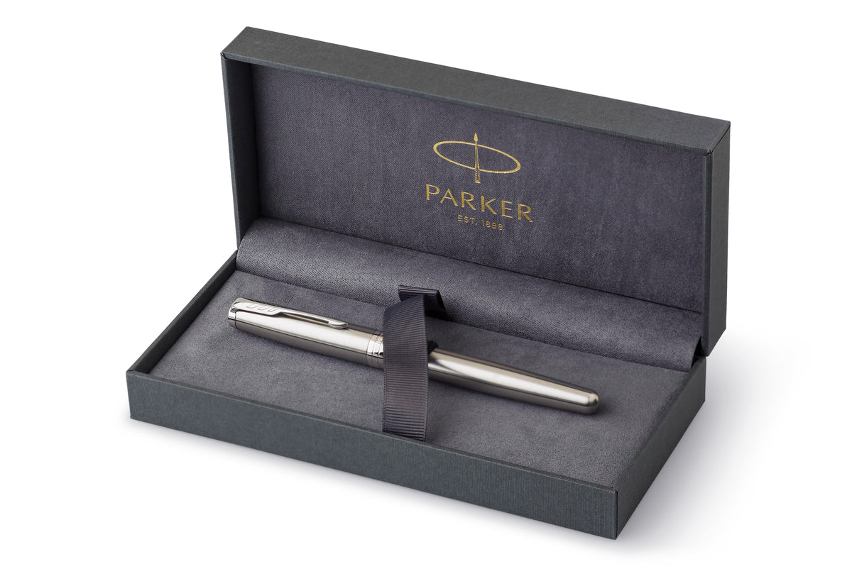 Rollerball penna Parker Sonnet, i rostfritt stål