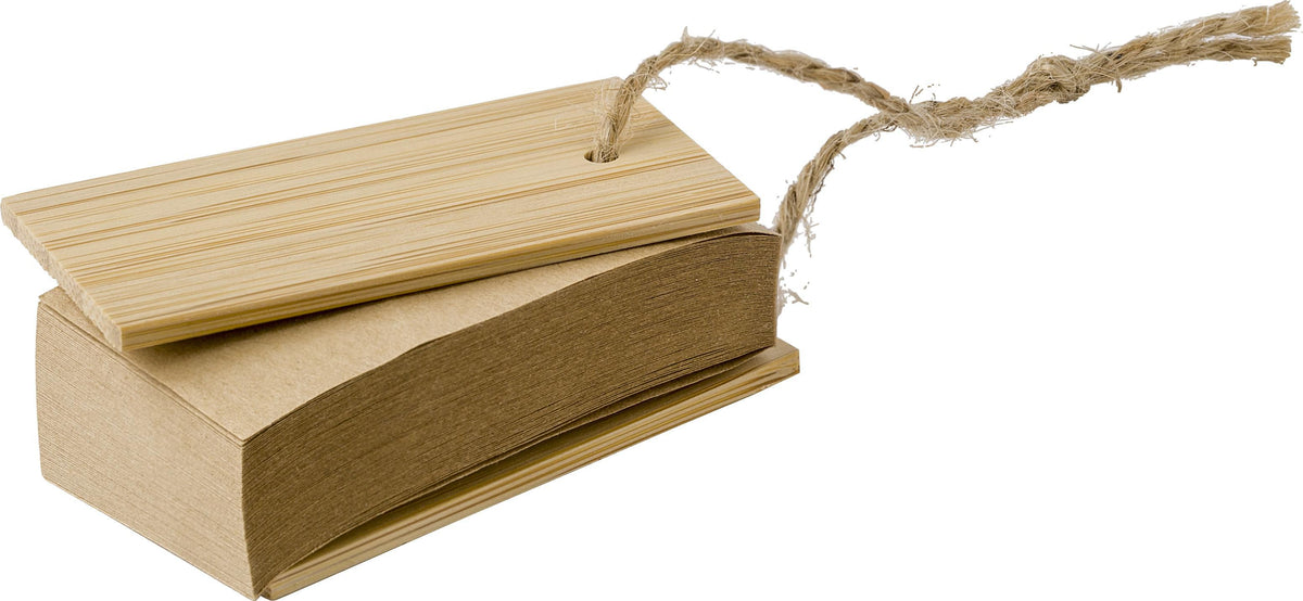 Notislappar i fodral av bambu Kingston
