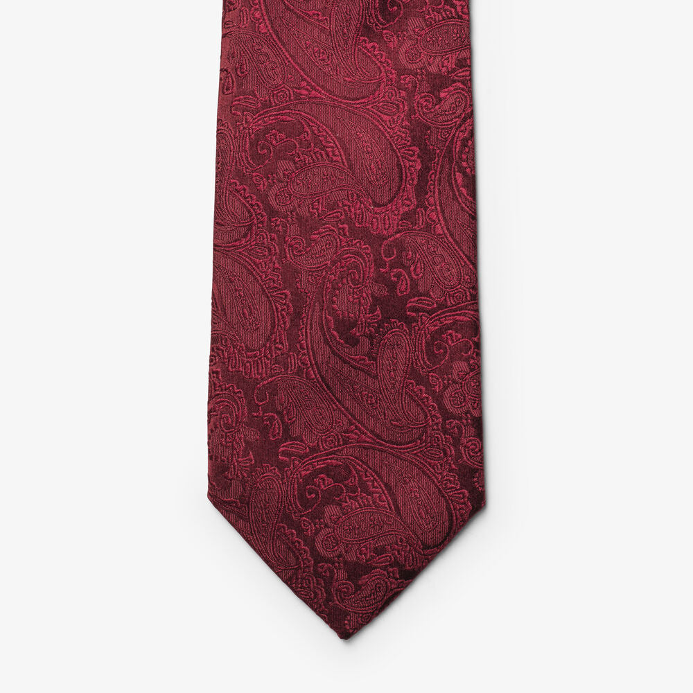 Solid Paisley Tie With Giftbox